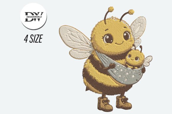 Baby Bee Embroidery Design Review for Small Business Merch