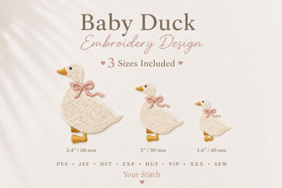 Baby Duck Embroidery Design Review