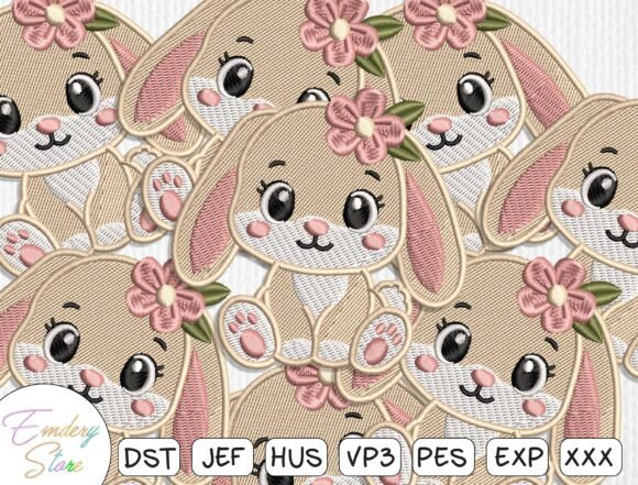 Cute Bunny Embroidery Patch Design: A Designerβs Review