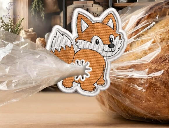 Cute Fox Bag Tie Embroidery Design Review