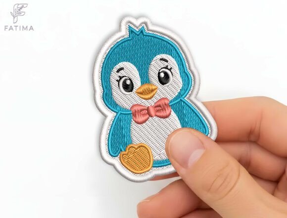 Cute Penguin Patch Embroidery Review for Etsy Sellers