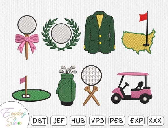 Golf Collection Embroidery Design Set Review