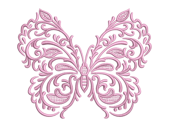 Pink Lace Butterfly Embroidery: A Designerβs Review