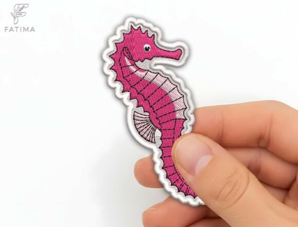 Pink Seahorse Embroidery: A Holiday Design Review