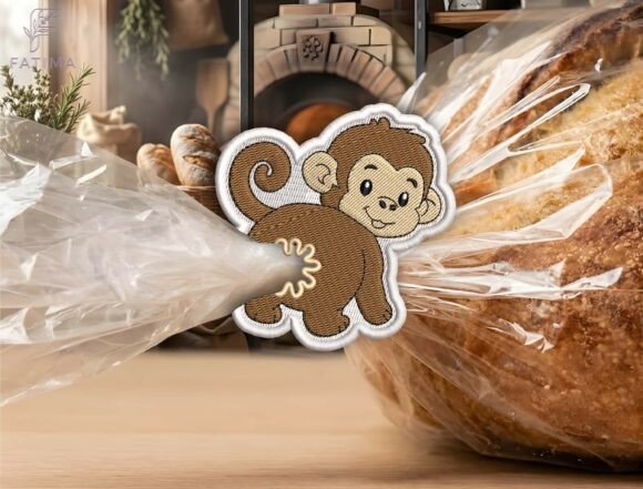 Review: Cute Monkey Bag Tie Embroidery Design