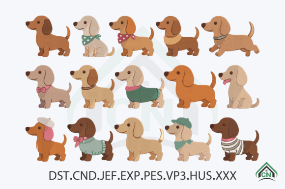Review: Dachshund Embroidery Design Bundle for Business