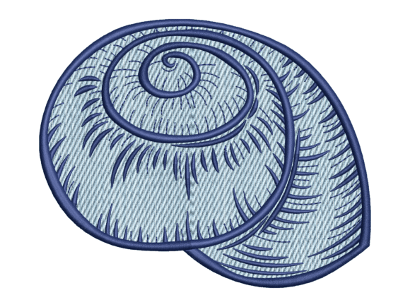 Review: Spiral Sea Shell Embroidery Design for Gifts