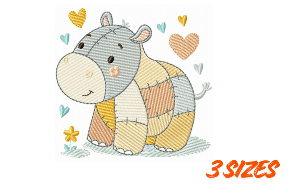 Reviewing Cute Hippo Embroidery Nursery Art for Etsy
