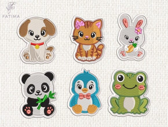 Reviewing the Cute Animal Patch Embroidery Bundle