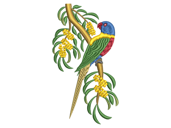 Tropical Parrot Embroidery Design Review